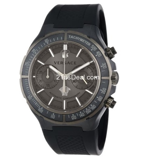 史低價！Versace范思哲26CCS7D455 S009女士自動計時手錶，原價$4,275.00，現僅售$1,678.28，免運費。僅為國內價格的1/3！