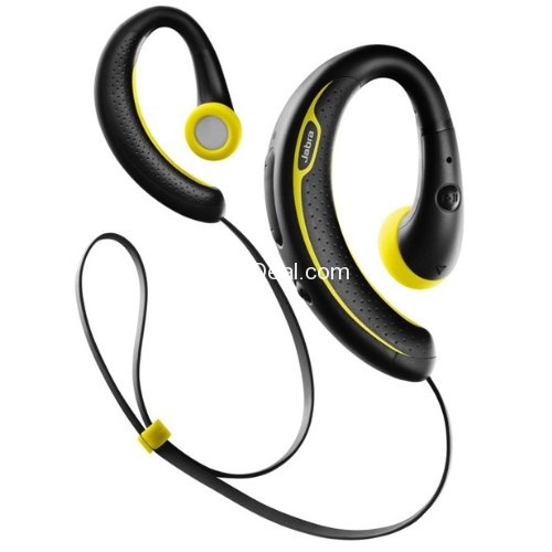 Jabra Sport Plus Wireless Bluetooth Stereo Headphones, Retail Packaging, Black/Yellow, only $34.99
