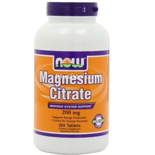 Now Foods Magnesium Citrate, 250count, only $9.49