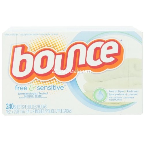 Bounce Sheets, 240-count Box, only $7.59, free shipping
