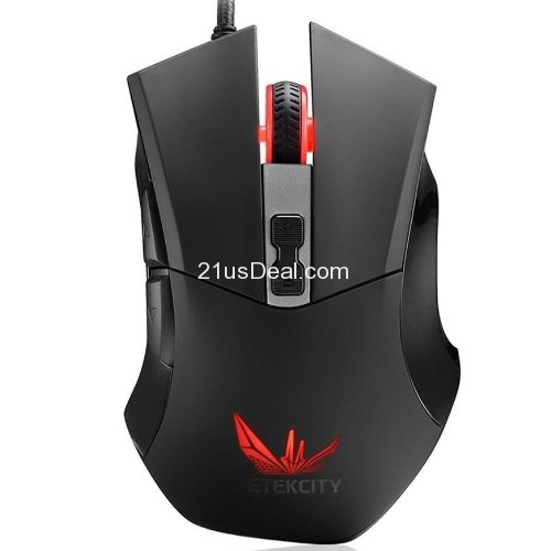 Etekcity® Scroll M555 (X1 model) 2400 DPI Wired USB Optical Gaming Mouse with 7 Programmable Buttons, only $10.98 after using coupon code MOUSEOF6