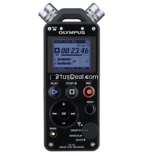 Olympus LS-14 Linear PCM Digital Voice Recorder, only  $161.72, free shipping