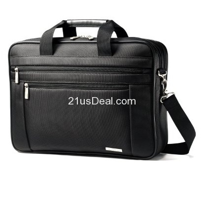 Samsonite Luggage Classic Business Two Gusset Briefcase, only $28.95