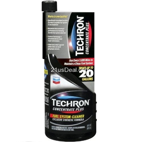 Chevron 65740 Techron Concentrate Plus Fuel System Cleaner - 20 oz., only $6.99