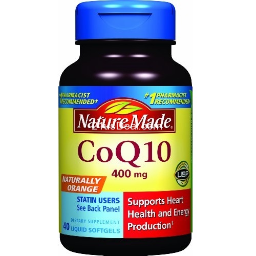 Nature Made Coq10 400 Mg, Naturally Orange, 40-Count, only $20.74