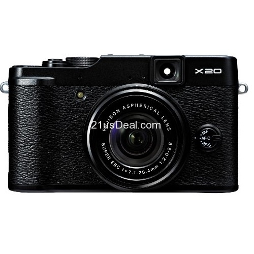Fujifilm X20 12 MP Digital Camera with 2.8-Inch LCD (Black), only$449.00, free shipping