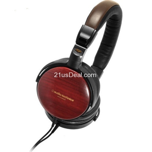 Audio-Technica ATH-ESW9A Portable Wooden Headphones $188 FREE Shipping