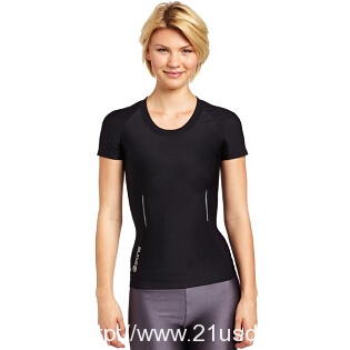 Skins A200 Women's Short Sleeve Compression Top, only $26.94 