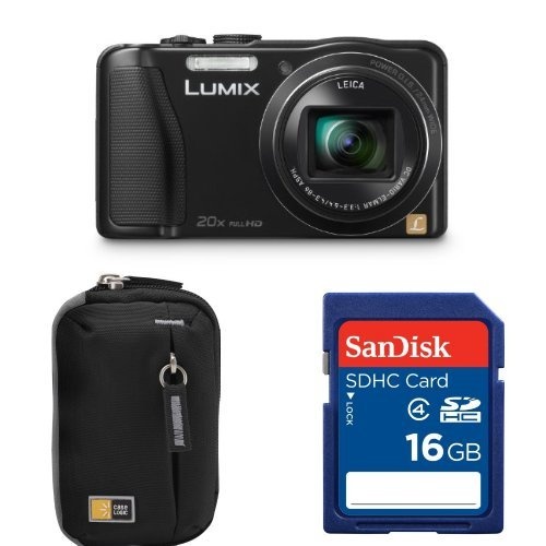 Panasonic Lumix DMC-ZS25 Digital Camera with 16GB SD Card and Case $121.99+free shipping