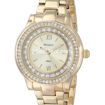 Armitron Women's 75/5115CHGP Watch with Swarovski Crystals   $29.99 (68%off)