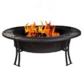 CobraCo Diamond Mesh Fire Pit with Screen and Cover FB8008 $119.99 FREE Shipping
