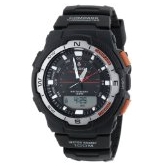 Casio Men's SGW500H-1BV Black Resin Analog Digital Twin Sensor Multi-Function Watch $39.99 FREE  Shipping