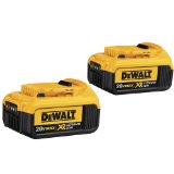 DEWALT DCB204-2 20V Max Premium XR Li-Ion Battery, 2-Pack $97.99 FREE Shipping