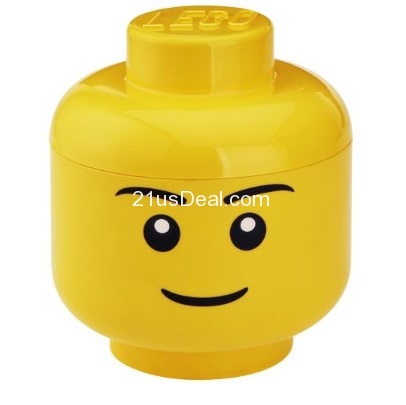 LEGO Storage Head Large, Boy, Yellow, only $16.99