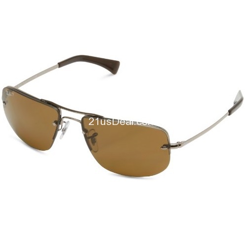 Ray-Ban 0RB3497 Rimless Sunglasses, only $97.20, free shipping