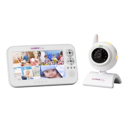 Lorex BB7011 LorexBaby StarBright 7-Inch Video Baby Monitor and Wireless Camera (White), only $159.95, free shipping