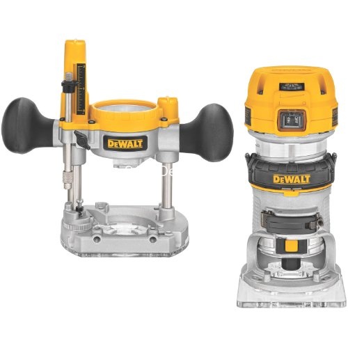 DEWALT DWP611PK 1.25 HP Max Torque Variable Speed Compact Router Combo Kit with LED's,  only $129.00, free shipping