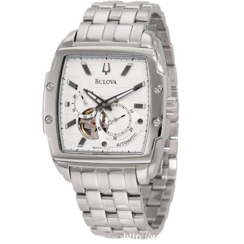 閃購！Bulova寶路華 96A122 男式自動手錶，原價$475.00，現僅售$154.99，免運費
