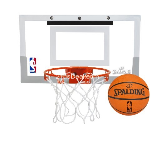 Spalding NBA Slam Jam Over-The-Door Mini Basketball Hoop, only $26.48, free shipping