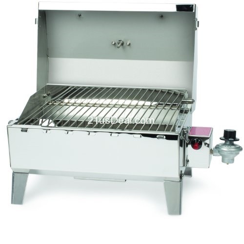 Camco 58145 Stainless Steel Portable Propane Gas Grill with Storage Bag, only $95.00, free shipping