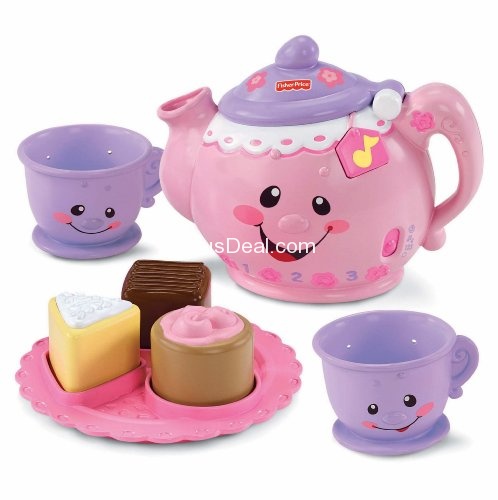 Amazon-Only $8.99 Fisher-Price Laugh and Learn Say Please Tea Set