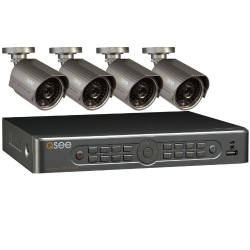 Q-See QT5680-4E4-1 8 Channel Full D1 Security Surveillance System with 4 High-Resolution 700TVL Cameras and 1TB Hard Drive, only $309.99 , free shipping