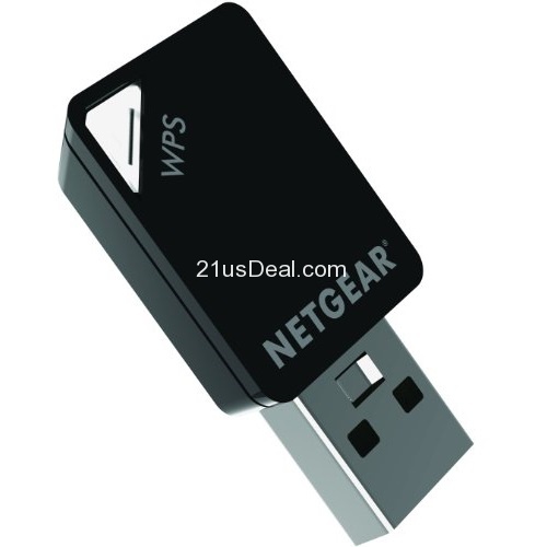 史低价！NETGEAR AC600双频USB无线适配器，原价$39.99，现仅售$29.99