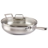 Emeril by All-Clad E8848264 Chef's Stainless Steel Dishwasher Safe Saute Pan with Lid Cookware, 5-Quart, Silver $39.95 FREE Shipping