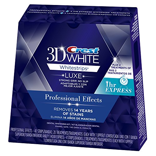 Crest 3D White Professional Effects Whitestrips Whitening Strips Kit, 22 Treatments, 20 Professional Effects + 2 1 Hour Express Whitestrips, only $28.99 after clipping coupon