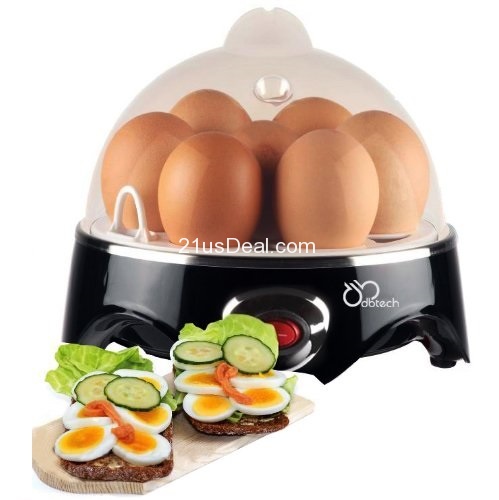 DBTech Electric Egg Cooker - With Automatic Shut off an Buzzer to notify you when the eggs are ready, only $9.99
