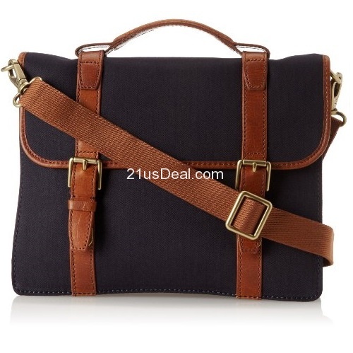 Fossil Estate Twill EW Accordian Briefcase, only $83.98, free shipping