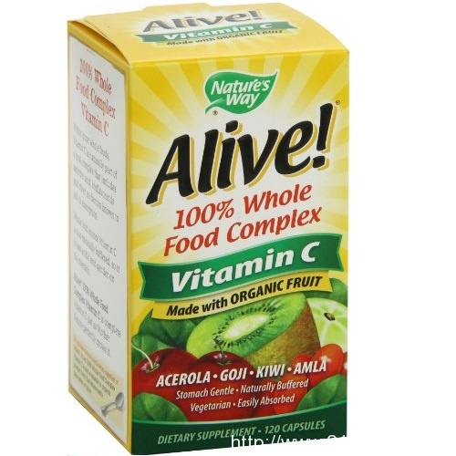 Alive Vitamin C, 120 capsules,  $13.62, free shipping