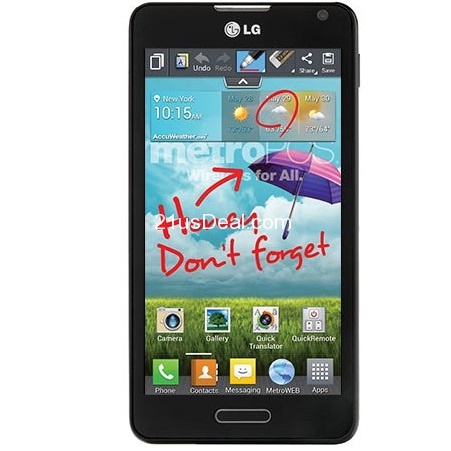 大降！史低！LG Optimus F6双核安卓预付费手机，MetroPCS，原价$199.99，现仅售$79.99，免运费