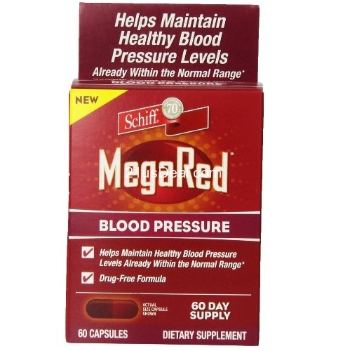 MegaRed Blood Pressure Olive Leaf Extract Supplement, 60 Count, only $7.86, free shipping