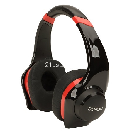 DENON 天龍 AH-D320 都市風潮 頭戴式耳機，紅色款和藍色款，原價$219.99，現僅售$49.00，免運費