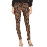 7 For All Mankind Women's The Skinny Jean in Gold Feathered Jacquard $84.6 FREE Shipping