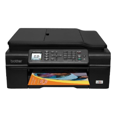 Amazon-Only $49.99 Brother Printer MFCJ450DW Easy-To-Use Inkjet All-In-One Color Printer with Scanner, Copier and Fax+free shipping