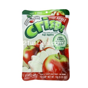 好吃不发胖，营养又健康！Brothers Fruit Crisps冻干苹果片（24包装）, 现点击coupon后仅售$14.99, 免运费！