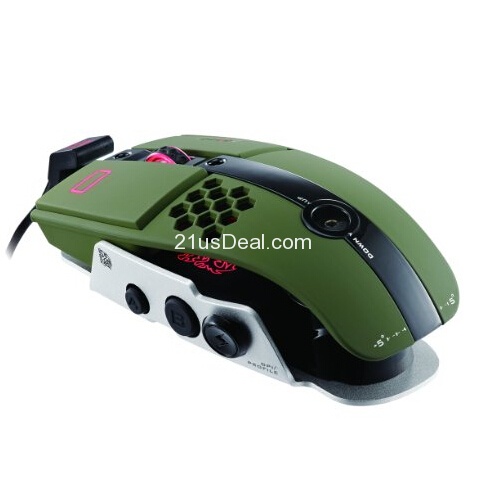 Thermaltake eSports Level 10 M Green Gaming Mouse $43.68+free shipping