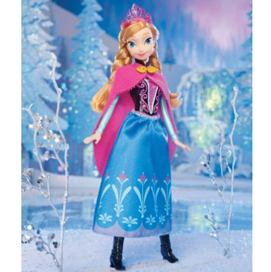 亞馬遜最佳銷售冠軍！Disney 迪斯尼 Frozen冰雪奇緣安娜公主玩具娃娃   原價$16.99  現特價只要$12.97 