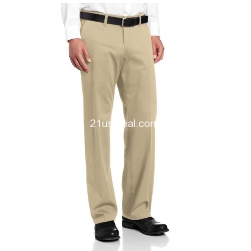 Lee Men's Comfort Waist Custom Fit Flat Front Pant, only $24.90