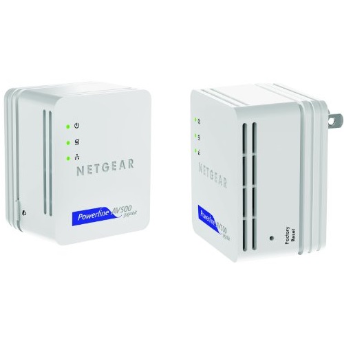 史低价！NETGEAR网件  500Mbps 电力线网络适配器套装，原价$114.99，现仅售$69.99，免运费