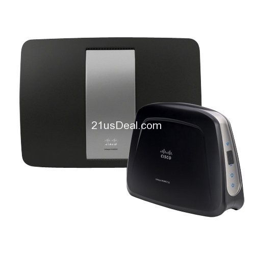 Linksys Wireless AC Bundle with 450N + 1300AC Mbps Speed (ACK65W710), only$79.14, free shipping