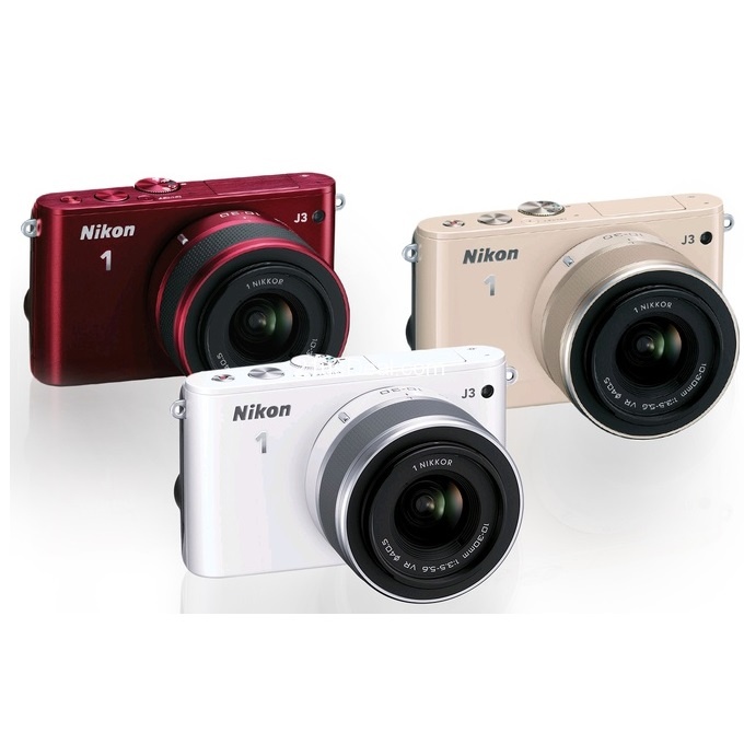 Nikon 1 J3 14.2 MP HD Mirrorless Digital Camera with 10-30mm VR 1 NIKKOR Lens (Manufacturer Refurbished), only $199.99, free shipping