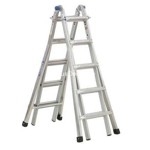 Werner MT-17 300-Pound Duty Rating Telescoping Multi-Ladder, 17-Foot, only $119.00, free shipping