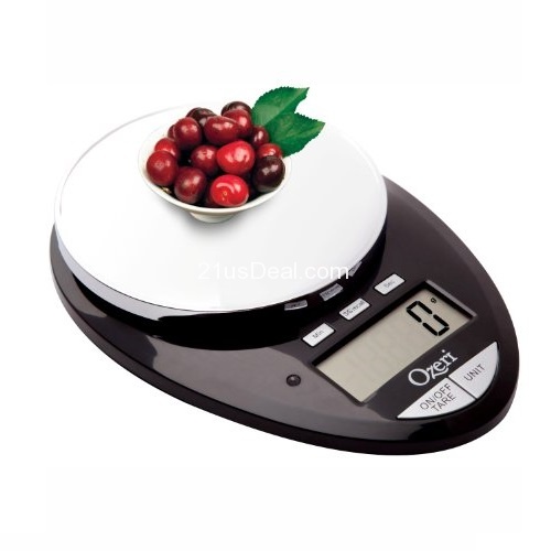 Ozeri Pro II Digital Kitchen Scale, 1g to 12 lbs Capacity, with Countdown Kitchen Timer, only $9.95