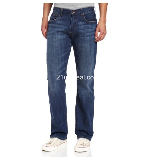 白菜！Lucky Brand 幸运牛仔 男士经典直筒牛仔裤，原价$119.00，现仅售$33.41 ，免运费。  