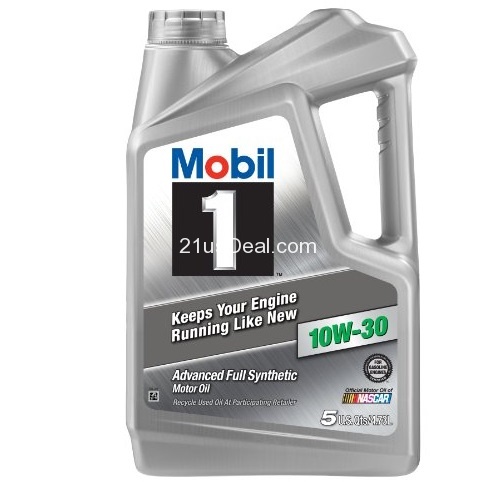 Mobil 1 (112796) 10W-30 Synthetic Motor Oil - 5 Quart, only $22.66