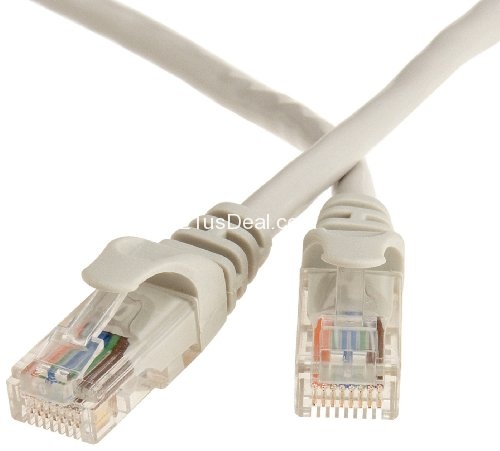 AmazonBasics RJ45 Cat5e Ethernet Patch Cable - 50 Feet (15.2 Meters), only $6.99