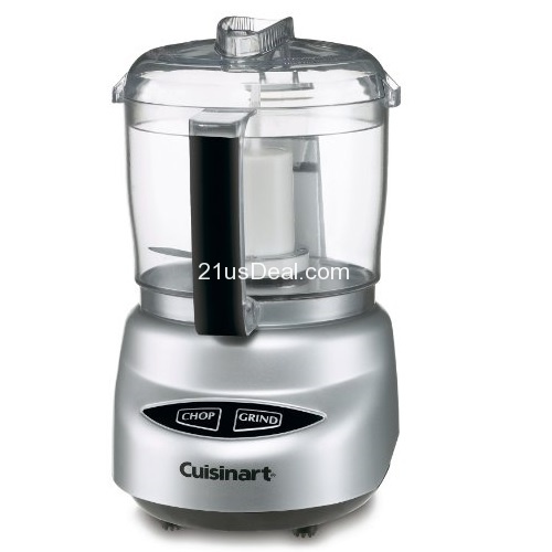 Cuisinart DLC-2ABC Mini Prep Plus Food Processor Brushed Chrome and Nickel, only $26.99
